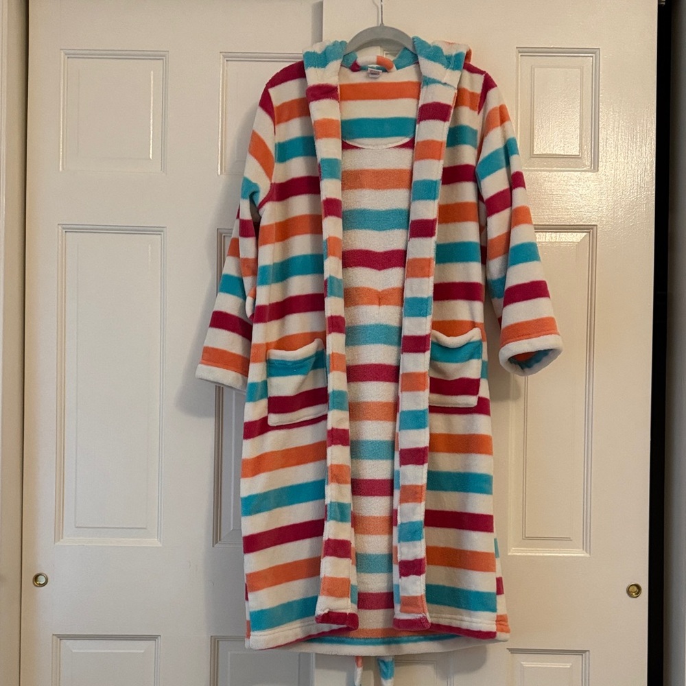 Tucker + Tate Multicolor Striped Kids Robe
